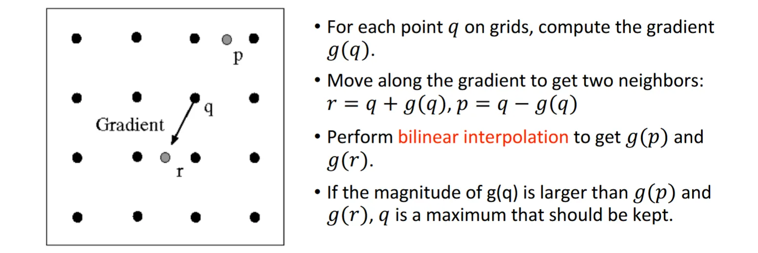 non-maximal suppression